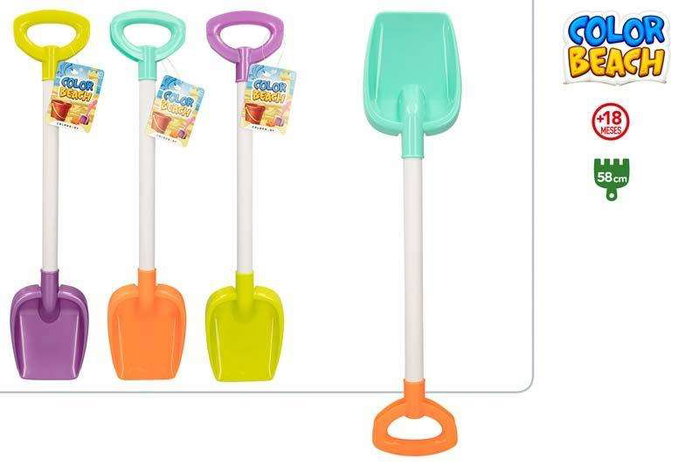 Color Baby Pala de playa 58 cm - pelle de plage pour enfant à partir de 36 mois - modèles assortis Color Baby Pala de playa 58 cm - pelle de plage pour enfant à partir de 36 mois - modèles assortis