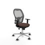 Piqueras y Crespo Chaise de Bureau 1D086G0 Gris Brun foncé