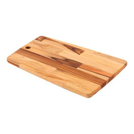 Tramontina Planche à découper et à servir en bois de teca 40 x 28 x 1,8 cm