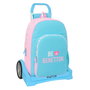 Benetton Cartable à roulettes Unique Rose Turquoise