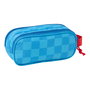 Trousse Fourre-Tout Double Mickey Mouse Clubhouse Bleu 21 x 8 x 6 cm 3D