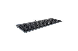 Kensington Clavier USB Slim Advance Fit™ Format Plein - Pavé Numérique - Touches Style Portable Réactives avec Touches Médias Dédiées (Volume, Navigation Internet)