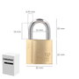 WOLFPACK LINEA PROFESIONAL Cadenas en laiton Arco Normal 30 mm Serie Target