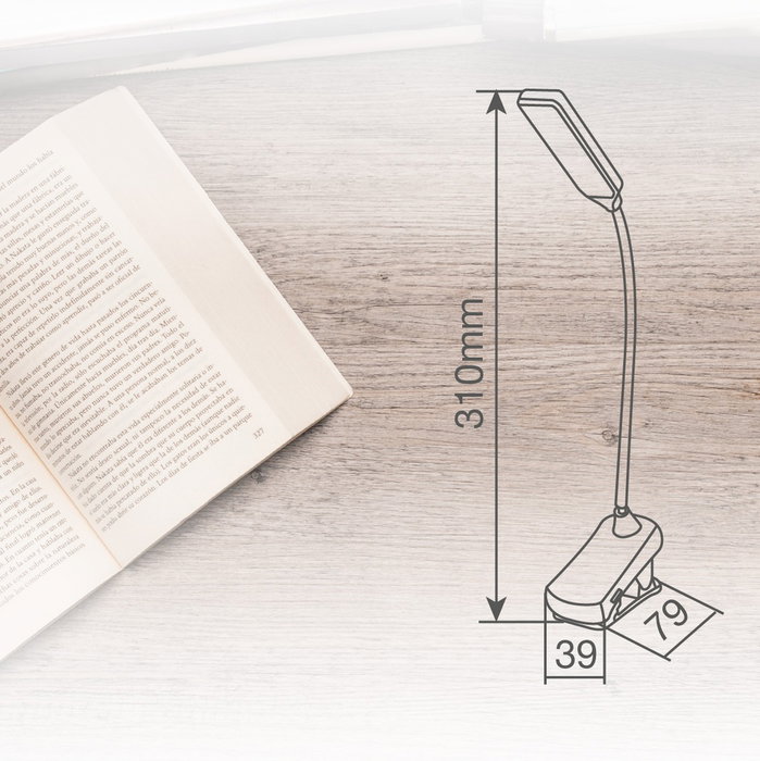 GSC Evolution Lampe LED de lecture ajustable avec pince GSC Evolution Lampe LED de lecture ajustable avec pince