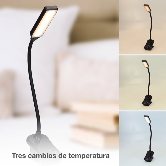 GSC Evolution Lampe LED de lecture ajustable avec pince GSC Evolution Lampe LED de lecture ajustable avec pince