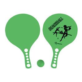 Raquettes de Plage avec Balle Marbueno Vert