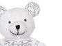 PINCELLO Peluche à colorier ours Blanco-Negro, lot de 8