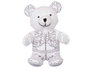 PINCELLO Peluche à colorier ours Blanco-Negro, lot de 8