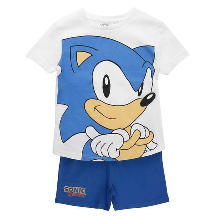 Pyjama Enfant Sonic Blanc Pyjama Enfant Sonic Blanc