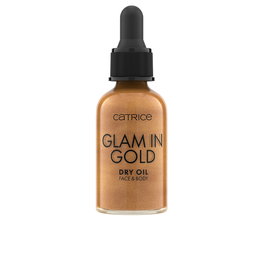 Catrice Huile Sèche Glam In Gold #010 - Soin Corporel à l'éclat Doré, 30 ml