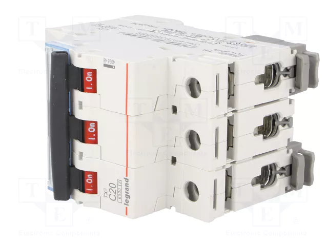 LEGRAND Disjoncteur S300 TX 20A 3P 400V AC 6kA LEGRAND Disjoncteur S300 TX 20A 3P 400V AC 6kA