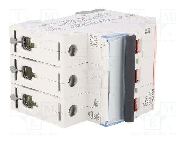 LEGRAND Disjoncteur S300 TX 20A 3P 400V AC 6kA LEGRAND Disjoncteur S300 TX 20A 3P 400V AC 6kA