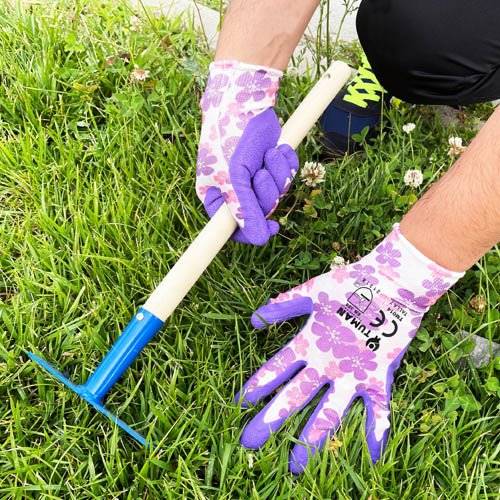 Tuman Gant de jardinage revêtu de latex T-08