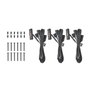 Thermaltake CT140 EX ARGB Pack de 3 ventilateurs de 140 mm Noir