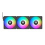 Thermaltake CT140 EX Pack 3 Ventilateurs 140mm ARGB PWM Noir Haute Performance Magnétique