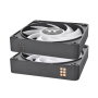 Thermaltake CT140 EX Pack 3 Ventilateurs 140mm ARGB PWM Noir Haute Performance Magnétique