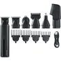 SEVERIN HS 0710 - Tondeuse Multifonction 6-en-1 Sans Fil pour Barbe et Cheveux - Fixation Magnétique - Autonomie 90 min - Étanchéité IPX6 - Noir
