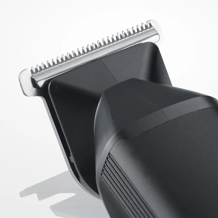 SEVERIN HS 0710 - Tondeuse Multifonction 6-en-1 Sans Fil pour Barbe et Cheveux - Fixation Magnétique - Autonomie 90 min - Étanchéité IPX6 - Noir