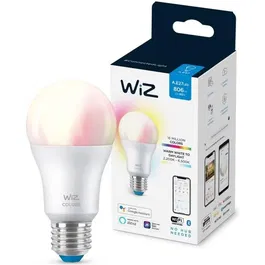 WiZ Ampoule connectée LED couleur, culot E27, 60W équivalent, variateur de couleur et blanc, compatible Wi-Fi et application