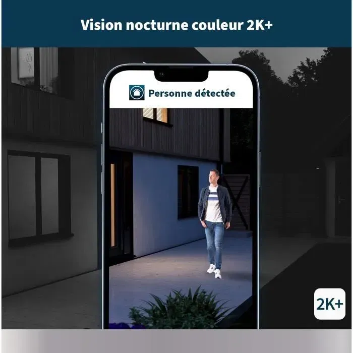Arlo - Pack de 3 caméras de sécurité extérieures Pro 5 - 4 MP, vision nocturne, détection de mouvement, autonome jusqu'à 8 mois - Résistantes aux intempéries