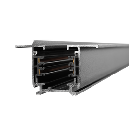 HO-LM3220-EM Projecteurs LED Noir Rail Triphasé 1M Encastré avec Spots Orientables