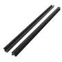 HO Rail Trifasique Encastrable pour Spots LED Noir 1M [HO-LM3220-EM] - Projecteurs Déplaçables