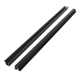 Rail pour spots LED noirs sur rail triphasé 1M pour encastrement