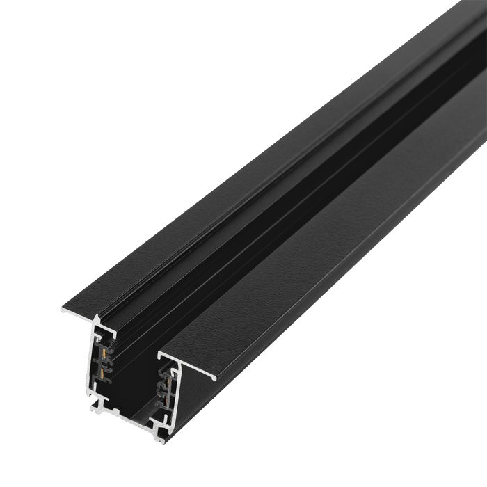 HO-LM3220-EM Projecteurs LED Noir Rail Triphasé 1M Encastré avec Spots Orientables HO-LM3220-EM Projecteurs LED Noir Rail Triphasé 1M Encastré avec Spots Orientables
