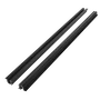 HO Rail Trifasique Encastrable pour Spots LED Noir 1M [HO-LM3220-EM] - Projecteurs Déplaçables