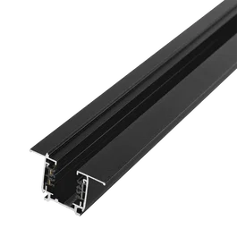 HO Rail Trifasique Encastrable pour Spots LED Noir 1M [HO-LM3220-EM] - Projecteurs Déplaçables