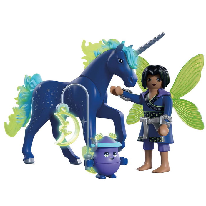 PLAYMOBIL Licorne Luz de Luna avec Elfe et Joyling 72217 PLAYMOBIL Licorne Luz de Luna avec Elfe et Joyling 72217