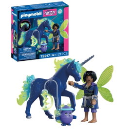 PLAYMOBIL Licorne Luz de Luna avec Elfe et Joyling 72217