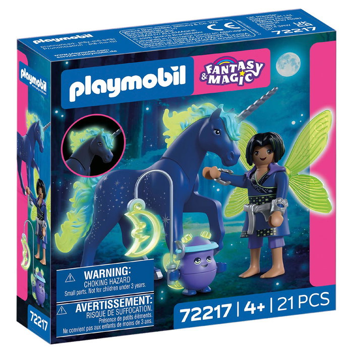 PLAYMOBIL Licorne Luz de Luna avec Elfe et Joyling 72217 PLAYMOBIL Licorne Luz de Luna avec Elfe et Joyling 72217