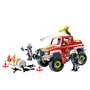 Playmobil Camion de Pompiers Action Heroes 71824 avec Cabestan et Canon à Eau +4 Ans