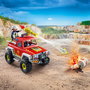 Playmobil Camion de Pompiers Action Heroes 71824 avec Cabestan et Canon à Eau +4 Ans