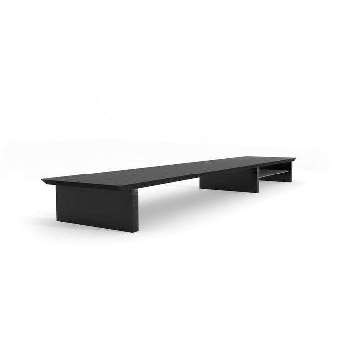Phoenix technologies Harmony Support écran double moniteur bois 18mm avec tiroir feutré pour ultra-wide 34 pouces