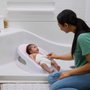Ingenuity Siège de Bain Bébé Easy Rinse, Rose et Blanc