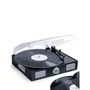 Inovalley TD11 Platine Vinyle avec Disque Numérique USB et Haut-Parleurs Intégrés - Transfert PC, 33/45/78 Tours