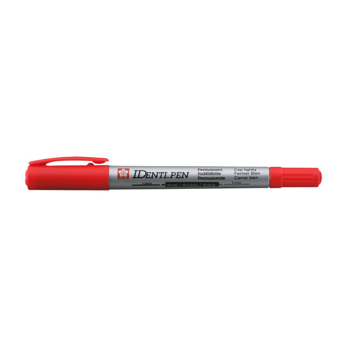 Sakura IDenti-Pen Pointe double Rouge Sakura IDenti-Pen Pointe double Rouge
