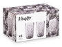 Vivalto Verre Diamante Gris 370 ml 8x12.8x8 cm (Set de 24)