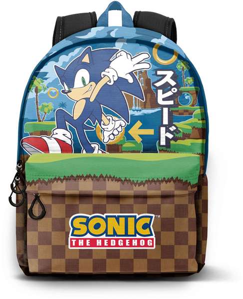 Karactermania Sac à Dos HS FAN 2.2 Sonic Greenhill - 18 x 31 x 44 cm - Grand Volume - Tissu Ripstop Résistant et Imperméable Karactermania Sac à Dos HS FAN 2.2 Sonic Greenhill - 18 x 31 x 44 cm - Grand Volume - Tissu Ripstop Résistant et Imperméable