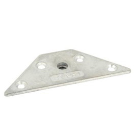 SISO Plaque de montage KEA 123x65 mm M8 pour pieds de table