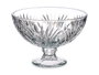 GIFTDECOR Centre de table avec pied et motif de feuilles, 22,3cm, Transparente