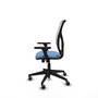 PIQUERAS Y CRESPO Chaise Motilla Synchro Bleu ciel et Blanc