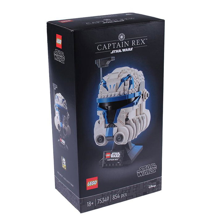 LEGO Star Wars Casque du Capitaine Rex 75349 - Jeu de construction en plastique, dès 18 ans LEGO Star Wars Casque du Capitaine Rex 75349 - Jeu de construction en plastique, dès 18 ans