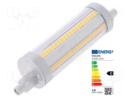 PHILIPS Lampe LED R7S blanc ambiant 14W 2000lm
