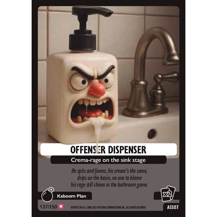 Panini - Boîte de 24 pochettes Skifidol Italian Brainrot TCG Série 2 BETA - 168 cartes - Collection Cosmic Hallucination - Cartes à collectionner pour enfants et adultes