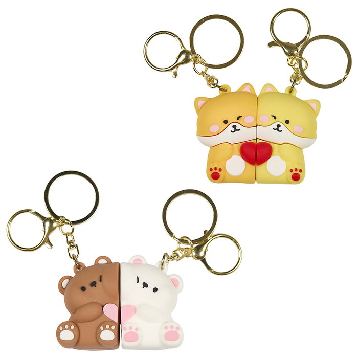 The Concept Factory Llavero Mimoso Duo Kawaii - Lot de 24 unités