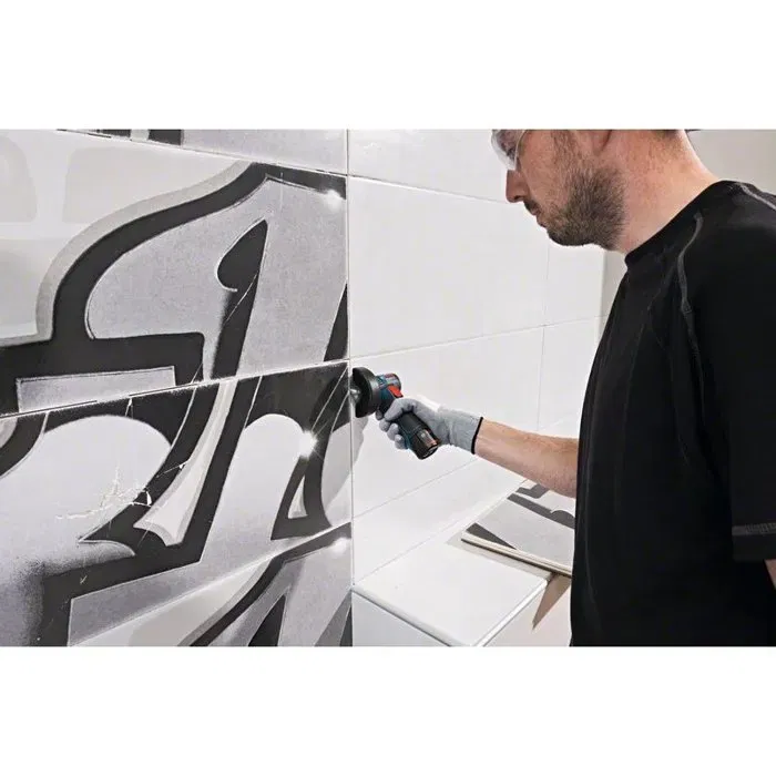 Bosch Professional GWS 12-76 V-EC Meuleuse d'angle sans fil 12V - Format compact - 75 mm - Idéale pour coupe bois, métal, pierre - Réf. 06019F2000