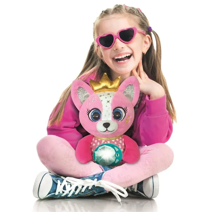 Clementoni Emy - Ma peluche à secrets rose